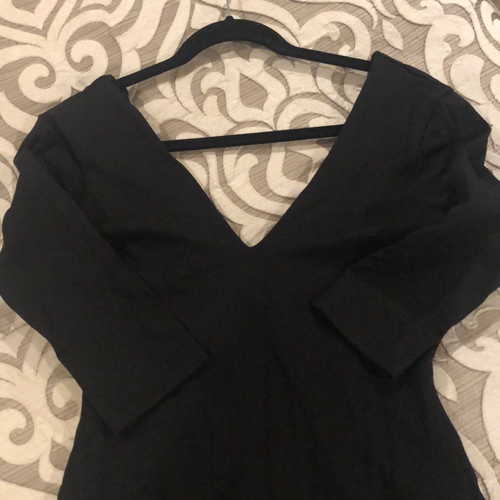 Lulu’s Sexy bodycon deep V dress
